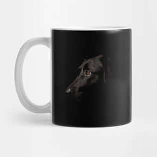 Black Labrador Face Mug